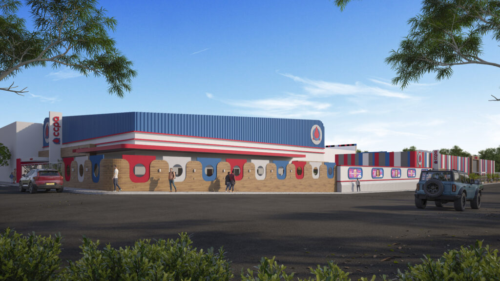 Fachada acesso infantil