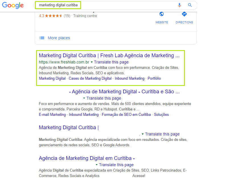 Como colocar seu site na busca orgânica