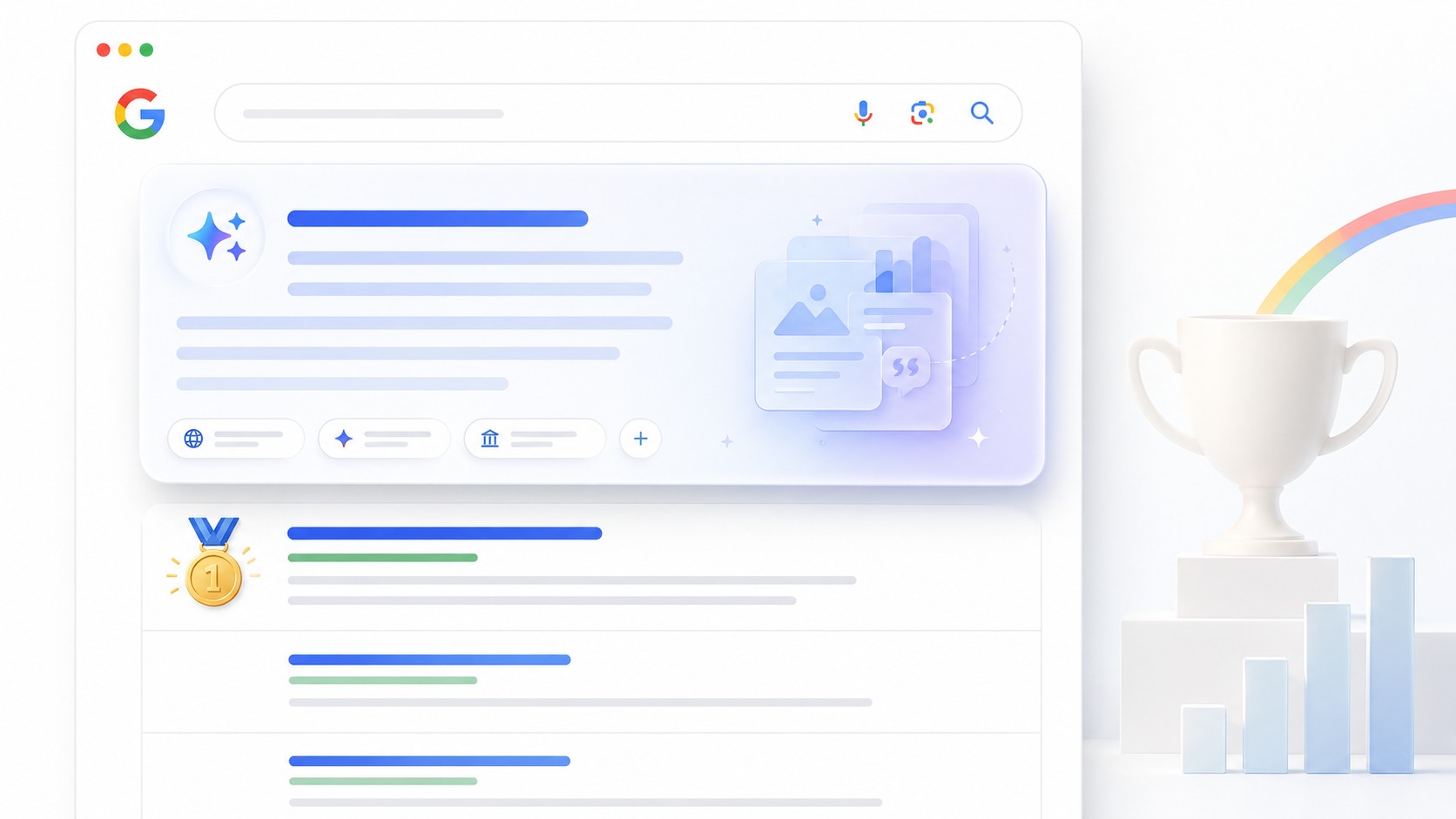 Aparecer no AI Overview vale mais que rankear em primeiro: a nova matemática da busca